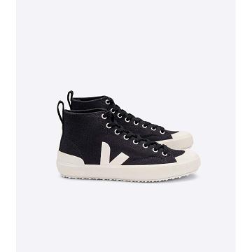 Women's Veja NOVA HT CANVAS High Tops Black | SG 352NWY